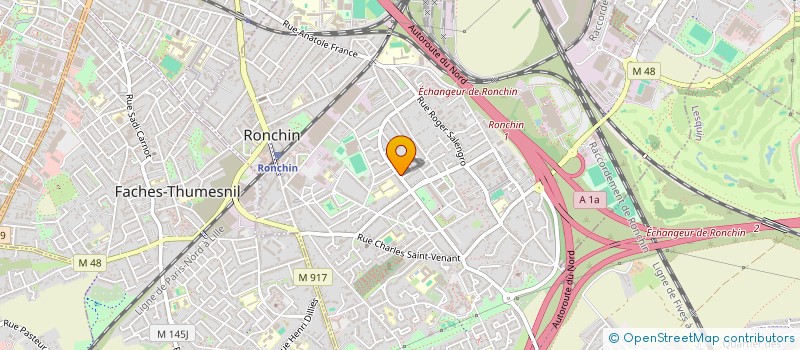 localisation de l'entreprise MONSIEUR AHMAD SHAKIB ALIZADA  RONCHIN