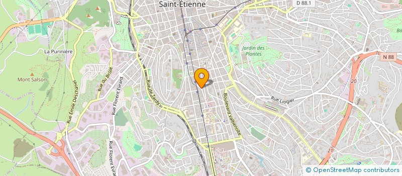 localisation de l'entreprise MONSIEUR AHMAD SHARIF  SAINT-ETIENNE