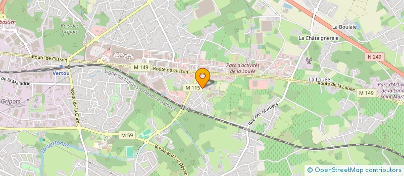 localisation de l'entreprise MONSIEUR AHMAD SHIRZAD  VERTOU