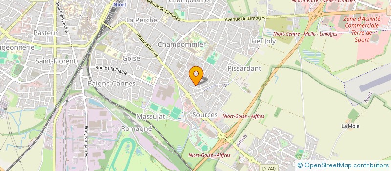 localisation de l'entreprise MONSIEUR AHMAD SHOJA à NIORT