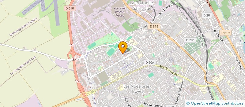 localisation de l'entreprise MONSIEUR AHMAD SIAWASH  LA CHAPELLE-SAINT-LUC