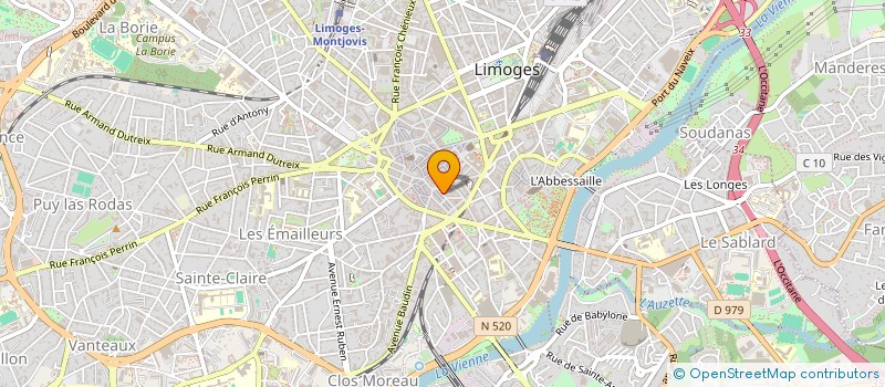 localisation de l'entreprise MONSIEUR AHMAD SUHAYL FOKEERCHAND à LIMOGES