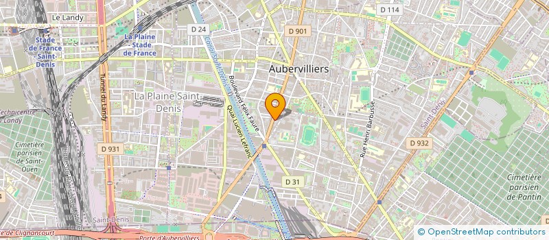 localisation de l'entreprise MONSIEUR AHMAD UZAIR AZIZ HOTAK  AUBERVILLIERS