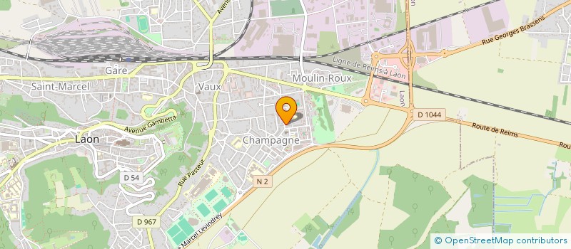 localisation de l'entreprise MONSIEUR AHMAD WAHBEH à LAON