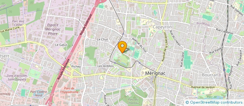 localisation de l'entreprise MONSIEUR AHMAD WAKILI  MERIGNAC