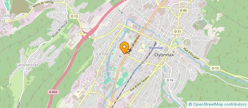 localisation de l'entreprise MONSIEUR AHMAD WALIZADA à OYONNAX