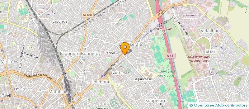 localisation de l'entreprise MONSIEUR AHMAD WAZIRI  TOULOUSE