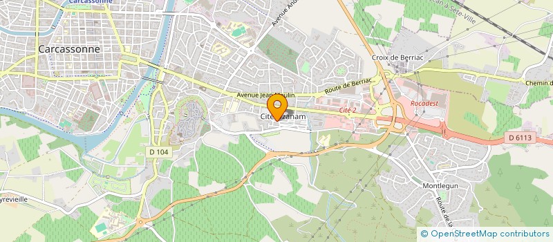 localisation de l'entreprise MONSIEUR AHMAD YAHYA à CARCASSONNE