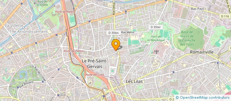 localisation de l'entreprise MONSIEUR AHMAD YARMAND  PANTIN