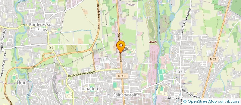 localisation de l'entreprise MONSIEUR AHMAD YOUSSEFI  TARBES