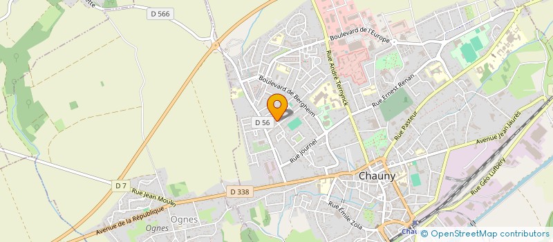 localisation de l'entreprise MONSIEUR AHMAD ZALZALEH à CHAUNY