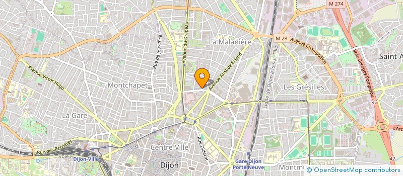 localisation de l'entreprise MONSIEUR AHMADJAN KARIMI à DIJON