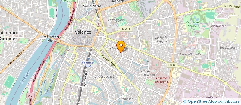 localisation de l'entreprise MONSIEUR AHMADJAN MEHRABI  VALENCE