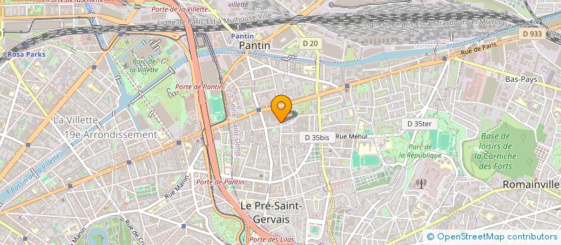 localisation de l'entreprise MONSIEUR AHMADKHAN WRISHMIN à PANTIN