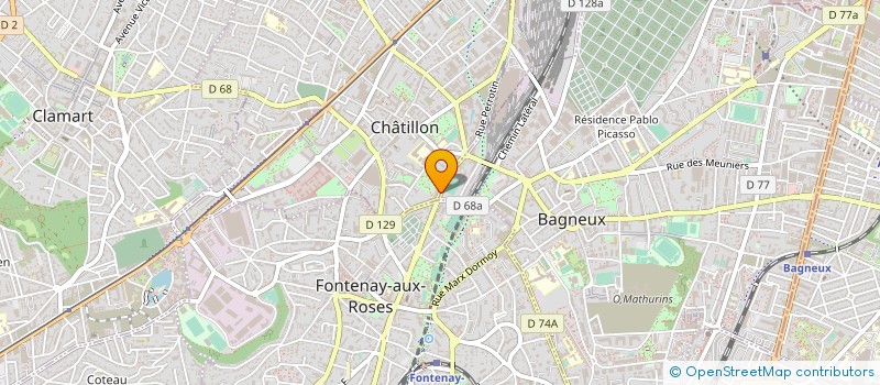 localisation de l'entreprise MONSIEUR AHMADOU CHERIF DIALLO à CHATILLON
