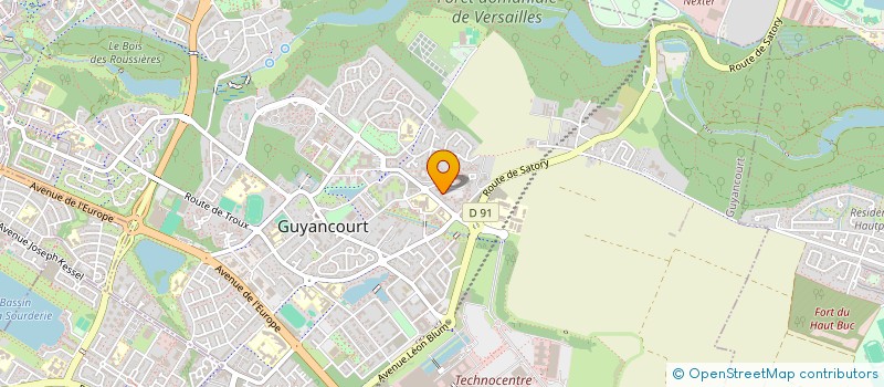 localisation de l'entreprise MONSIEUR AHMADOU DIATTA  GUYANCOURT