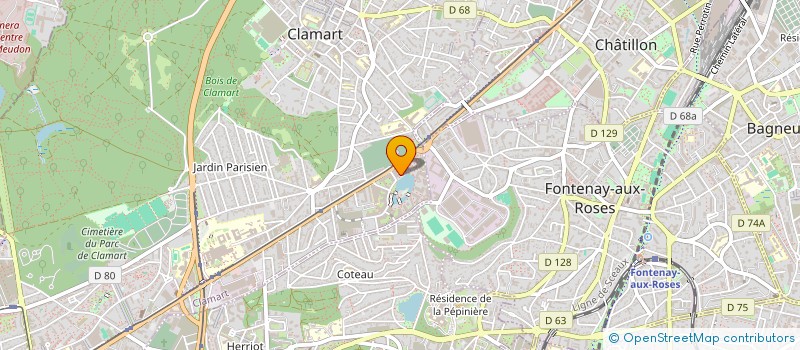 localisation de l'entreprise MONSIEUR AHMADOU HASSAN DIOUCK  CLAMART