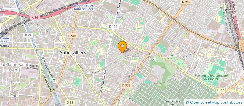 localisation de l'entreprise MONSIEUR AHMADOU MOCTAR WONE  AUBERVILLIERS