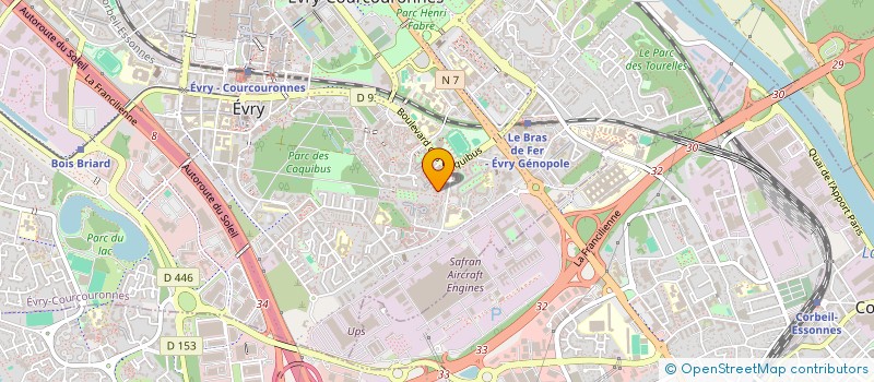 localisation de l'entreprise MONSIEUR AHMADOU TAMBOURA  EVRY-COURCOURONNES