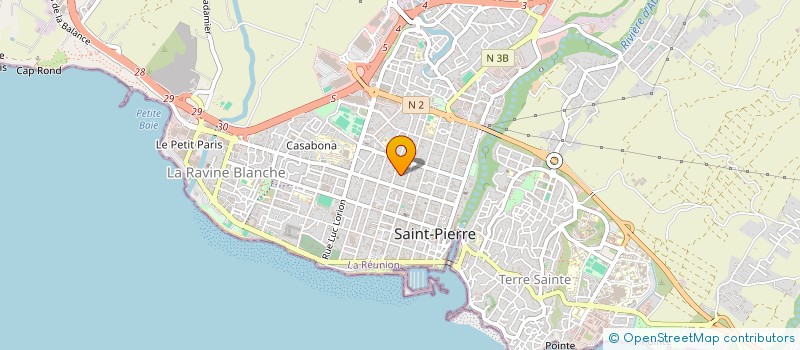 localisation de l'entreprise MONSIEUR AHMADOULLAH PATEL à SAINT-PIERRE