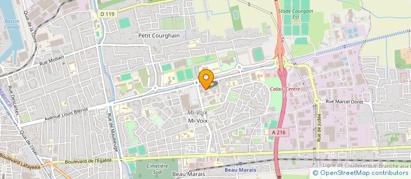 localisation de l'entreprise MONSIEUR AHMADULLAH MALIKZADA  CALAIS