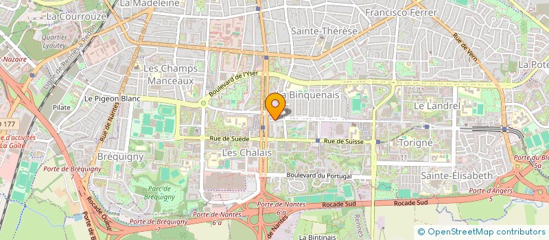 localisation de l'entreprise MONSIEUR AHMADULLAH MOBYN  RENNES