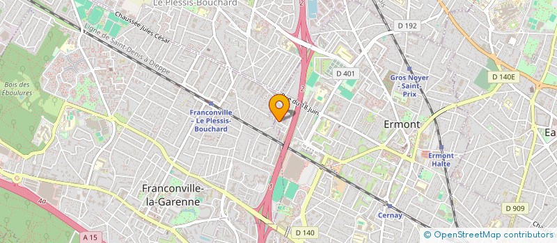 localisation de l'entreprise MONSIEUR AHMADZAI IZATULLAH  ERMONT