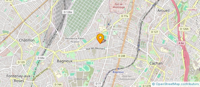 localisation de l'entreprise MONSIEUR AHMAT AZARAK à BAGNEUX