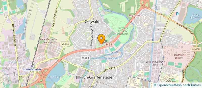 localisation de l'entreprise MONSIEUR AHMED AADMI  OSTWALD