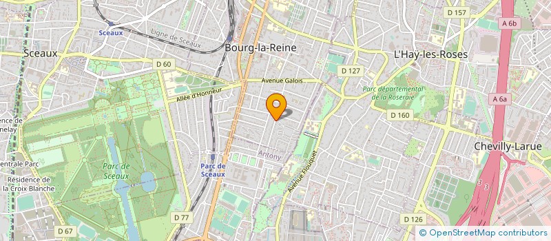 localisation de l'entreprise MONSIEUR AHMED ABBA à BOURG-LA-REINE