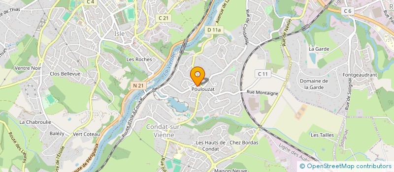 localisation de l'entreprise MONSIEUR AHMED ABBOU à CONDAT-SUR-VIENNE