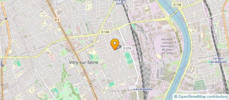 localisation de l'entreprise MONSIEUR AHMED ABDALLA  VITRY-SUR-SEINE