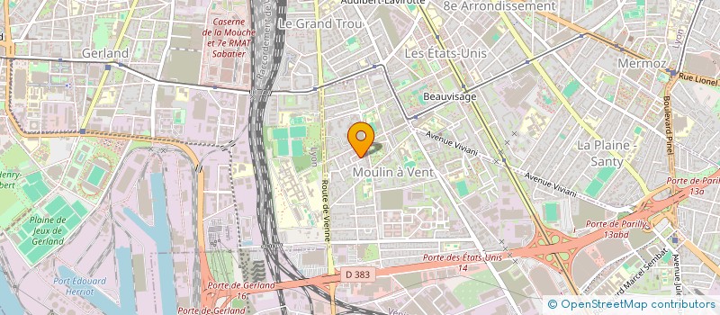 localisation de l'entreprise MONSIEUR AHMED ABDALLAH OTHMAN  VENISSIEUX