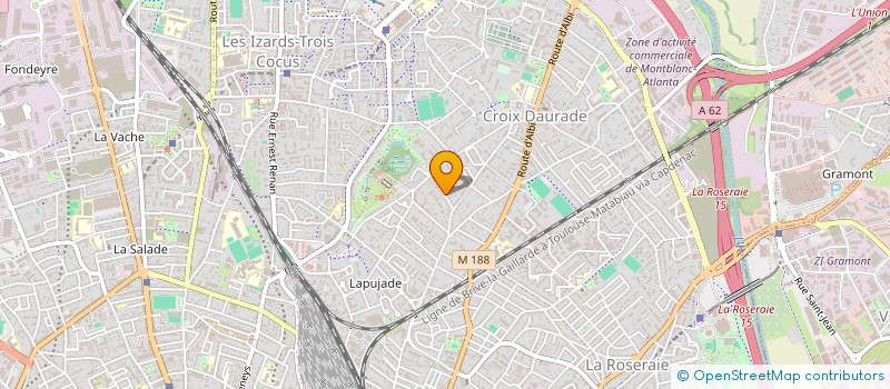 localisation de l'entreprise MONSIEUR AHMED ABDELKRIMI  TOULOUSE