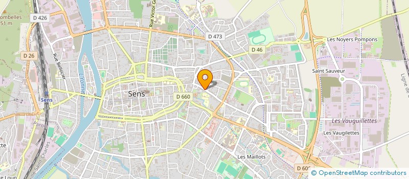 localisation de l'entreprise MONSIEUR AHMED ABDELOUAEB  SENS