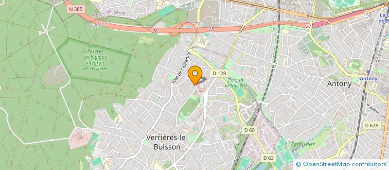 localisation de l'entreprise MONSIEUR AHMED ABDI HASSAN  VERRIERES-LE-BUISSON