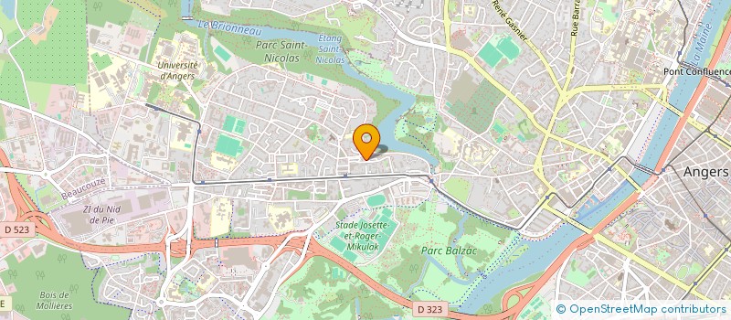 localisation de l'entreprise MONSIEUR AHMED ABDI IBRAHIM à ANGERS