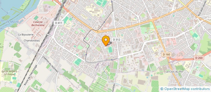 localisation de l'entreprise MONSIEUR AHMED ABDILLAH à ANGERS