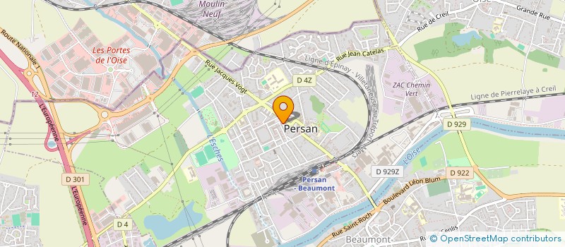 localisation de l'entreprise MONSIEUR AHMED ABDOUNI  PERSAN