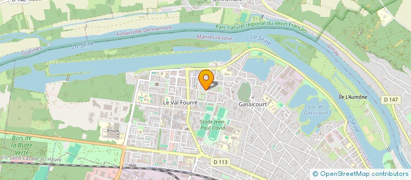 localisation de l'entreprise MONSIEUR AHMED ABDUL  MANTES-LA-JOLIE