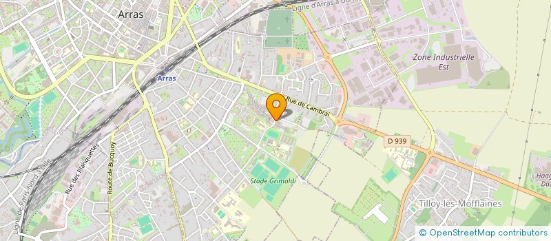 localisation de l'entreprise MONSIEUR AHMED ABDULLA EL ASHEG à ARRAS
