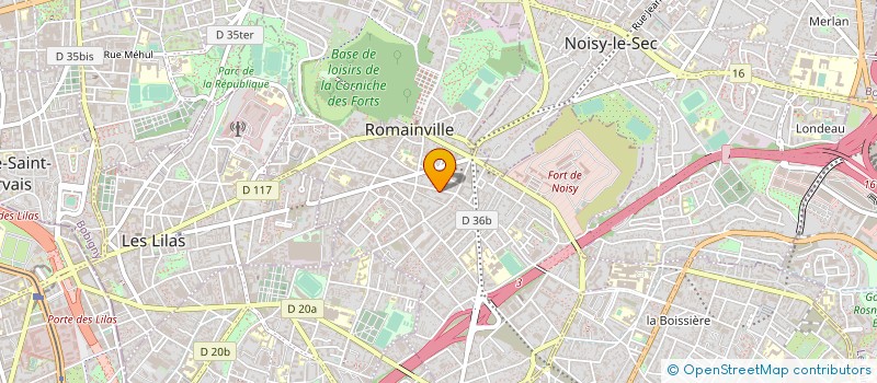 localisation de l'entreprise MONSIEUR AHMED ABED à ROMAINVILLE
