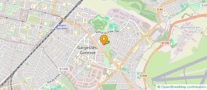 localisation de l'entreprise MONSIEUR AHMED ABI à GARGES-LES-GONESSE