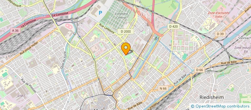 localisation de l'entreprise MONSIEUR AHMED ABIR  MULHOUSE