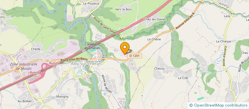 localisation de l'entreprise MONSIEUR AHMED ABOU EL HOUDA  ALBY-SUR-CHERAN