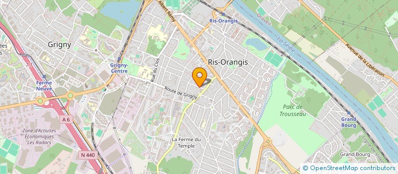 localisation de l'entreprise MONSIEUR AHMED ABOU KHALIL à RIS-ORANGIS