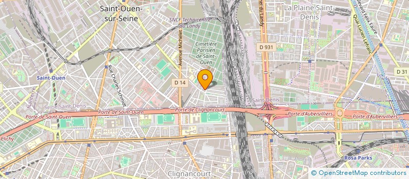 localisation de l'entreprise MONSIEUR AHMED ABOUELGHEIT à SAINT-OUEN-SUR-SEINE
