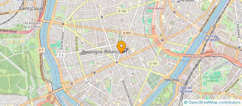localisation de l'entreprise MONSIEUR AHMED ABOUYAHIA à BOULOGNE-BILLANCOURT