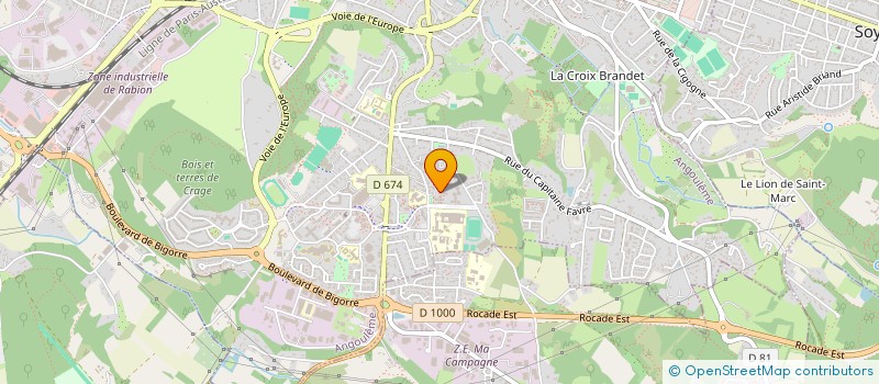 localisation de l'entreprise MONSIEUR AHMED ACACHA RAMRA à ANGOULEME