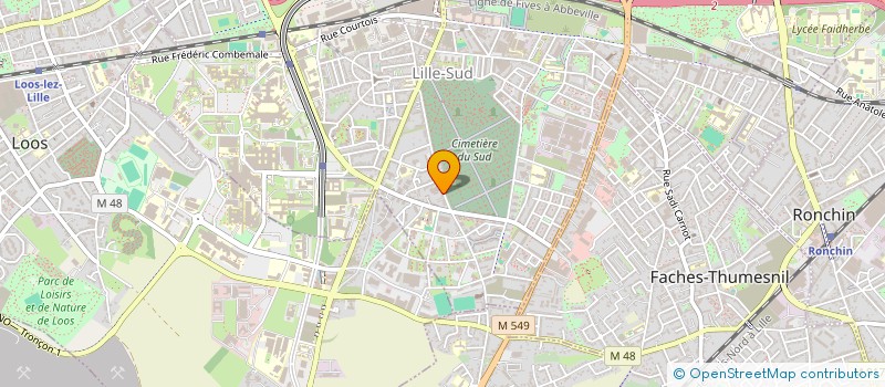 localisation de l'entreprise MONSIEUR AHMED ACHAHBAR à LILLE